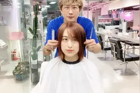 小姐姐五官很好看 可爱的小圆脸有点小方 发型改造后秒变瓜子脸