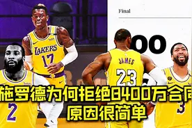 【施罗德拒绝湖人合同并不意外】三种可能都足以让他先打球不着急视频封面