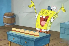 海绵宝厨艺太棒了，瞬间做好六个蟹堡视频封面