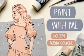 水粉插画技巧分享，美术生必看，学会轻松画动漫！