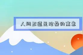 人间正道是沧桑的寓意视频封面