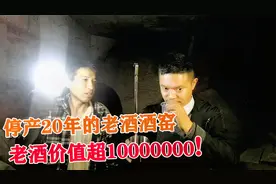 贵州20年的老酒窑，竟有20吨老酒价值超1000万，场面惊艳到所有人视频封面