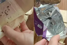 女子称在卫生巾护垫中拆出“虫卵” 品牌客服：正在核实处理