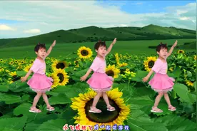 4岁萌娃跳广场舞《我是好宝宝》模样可爱，大人小孩都喜欢！