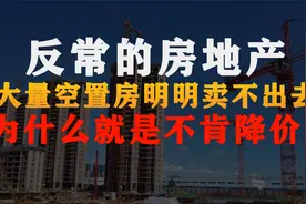 反常的房地产！为什么大量空置房子，明明卖不动了，还不肯降价？视频封面