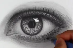 小婉的绘画课03：如何画出炯炯有神不空洞的大眼睛，十分钟教会你视频封面