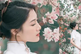 如何在花丛拍好旗袍照？学会这些技巧，也能拍出一组优雅的女人花视频封面
