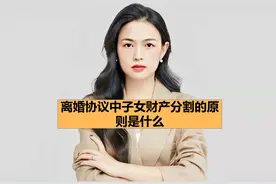 离婚协议中子女财产分割的原则是什么视频封面