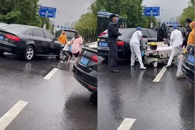 刚下车不过1分钟，孕妇站着在医院门口生产，网友：超快顺产视频封面
