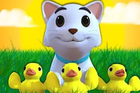 全能宝宝儿歌《Kitty Cat》可爱的小猫咪，少儿启蒙儿歌