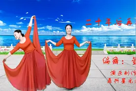 广场舞《二十年后再相会》简单大气，正背面热情奔放