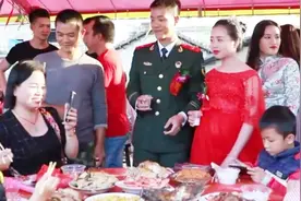 广西一兵哥哥结婚，军嫂怀孕了，双喜临门，结婚就当爹，恭喜恭喜视频封面