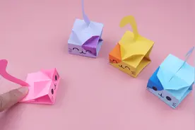 教你折可爱的弹跳小猫，做法简单又好玩，手工DIY折纸教程视频封面
