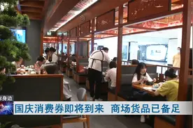 国庆消费券已发放 各商场货品已备足视频封面