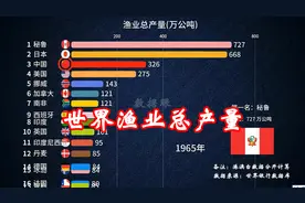 世界渔业总产量排行，看看哪个国家的鱼类水产最多视频封面