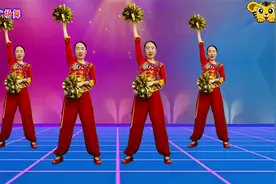 贺岁花球舞《喜乐年华》欢快又喜庆，祝您2022好日子红红火火