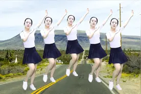 DJ广场舞《站着等你三千年》舞步动感，简单又好看