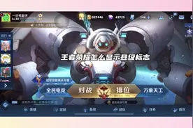 王者荣耀怎么显示县级标志视频封面