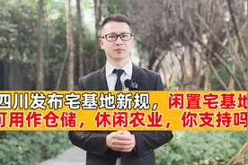 四川发布宅基地新规，闲置宅基地可用作休闲农业，你支持吗？视频封面