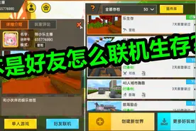 迷你世界-不是好友怎么联机生存呢?我来告诉你