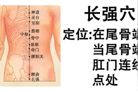 每天认识一个穴位，长强穴视频封面