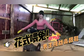 花式喂兔子，赤狼穿高跟鞋的样子真的很帅。