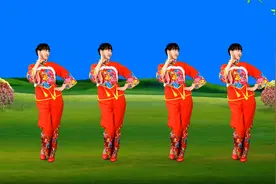 老歌新跳广场舞《走进新时代》正背面演示，学跳更轻松