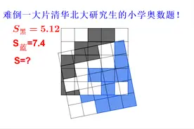 大家来围观，小学生奥数竞赛题，难倒大批清华北大研究生！视频封面