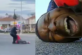 黑人男子遭美警暴力虐待，被摁倒在地殴打 痛苦叫喊：杀了我吧