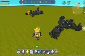 迷你世界：黑科技地图进入双重打开的保险箱，还可以变身大黄蜂