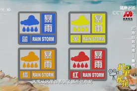 天气预报中，不同颜色预警信号，表明不同暴雨危害程度丨健康之路视频封面