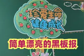珍爱生命、健康成长的黑板报视频封面