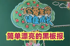 珍爱生命、健康成长的黑板报视频封面