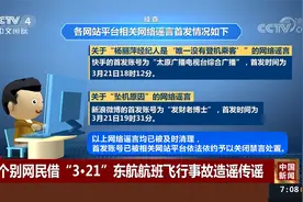 个别网民借“3·21”东航航班飞行事故造谣传谣视频封面