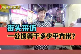 街头采访，一公顷等于多少平方米？