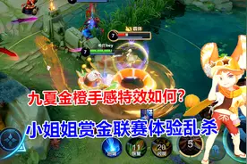 元芳战令皮肤，九夏金橙手感特效如何？小姐姐赏金联赛乱杀视频封面