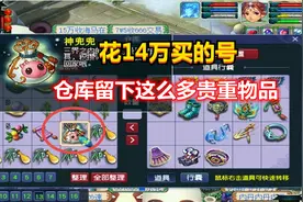 梦幻西游：老王取出玩家花14万买的号，仓库竟留下这么多贵重物品视频封面