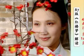 87版《红楼梦》的8大名场面，黛玉葬花，宝钗扑蝶，踏雪寻梅视频封面