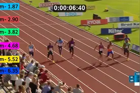 加拿大飞人德格拉斯100米超风速9.69秒！数据分析。