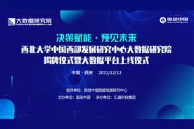 西北大学中国西部发展研究中心大数据研究院正式揭牌视频封面