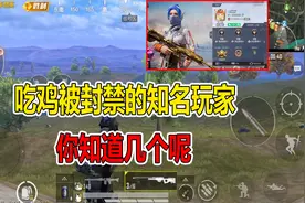 和平精英：吃鸡被封禁的知名玩家，你知道几个呢视频封面