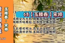 68【唐宋词精选】系列《玉楼春·宋祁》东城渐觉风光好视频封面