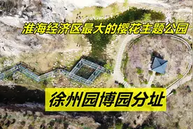 淮海经济区最大的樱花主题公园，徐州园博园分址辛山山体公园视频封面
