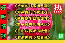 《想你的时候问月亮》《如果爱还在》《我的快乐就是想你》