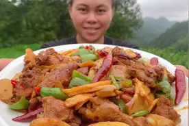 3个鸭腿半斤姜，加把干辣椒做香辣仔姜鸭腿，辣爽下饭真过瘾视频封面