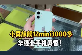 苹果小屏旗舰12mini入手才三千多，华强北手机批发真香！视频封面