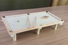 创意手工DIY，迷你台球的制作方法！视频封面
