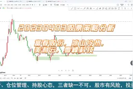 20230403股票策略分析-富春股份，冰山冷热，美利云，雪峰科技视频封面