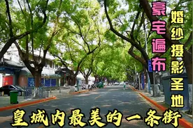 紫禁城边上这条街槐花遮荫太美了，豪宅有许多！也是婚纱摄影圣地视频封面