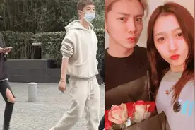 齁甜！鹿晗关晓彤穿情侣卫衣逛街，女方紧跟男友身后全程小鸟依人视频封面